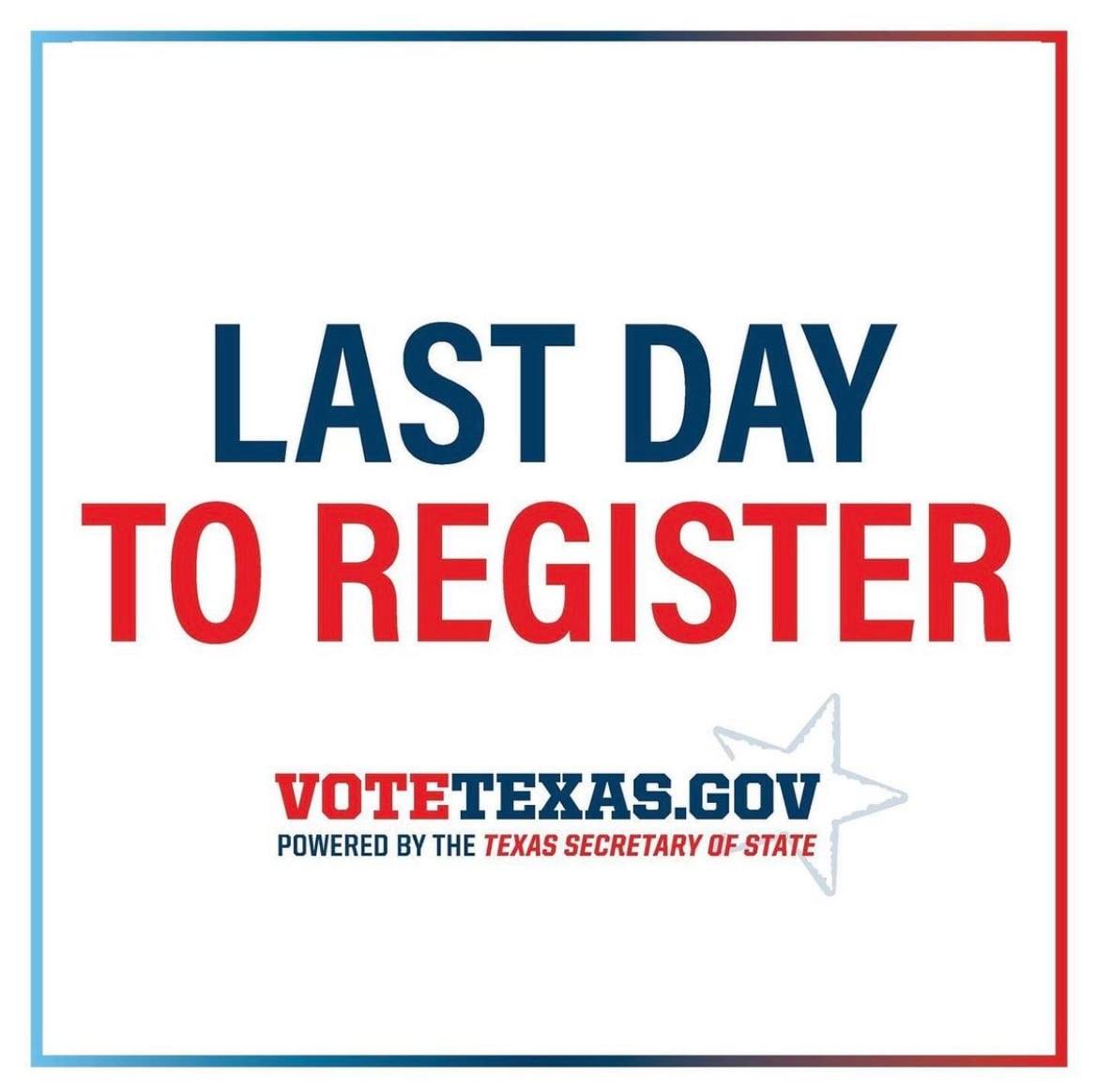 Last Day to Register to Vote (2022)