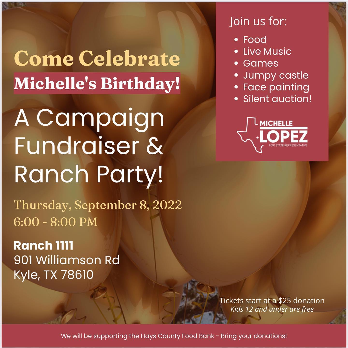 Lopez for HD-45: Michelle Lopez Birthday Celebration & Campaign Kick Off Event @ Ranch 1111