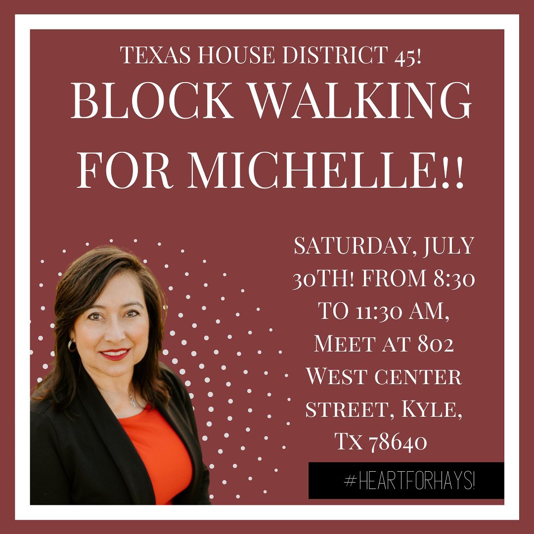 Lopez for HD-45 Block Walking Event
